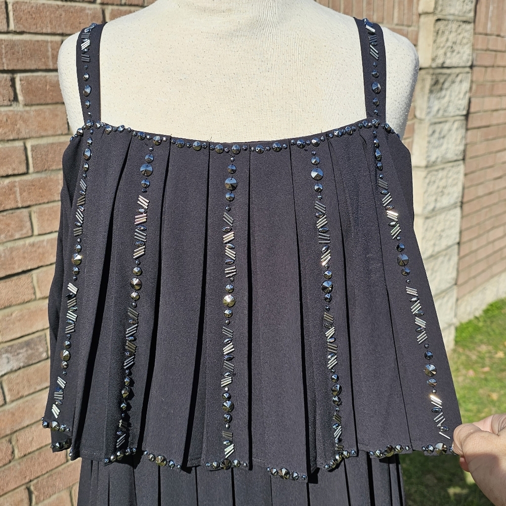 Ted Baker layered played beaded party dress - Picture 15 of 16